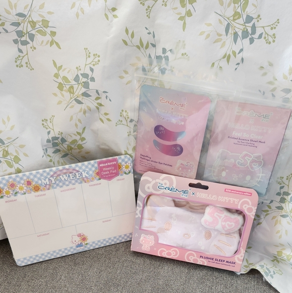 Hello Kitty Other - The Creme Shop X Hellp Kitty 50th Annversary Limited Edition Eye Mask, Face Mask